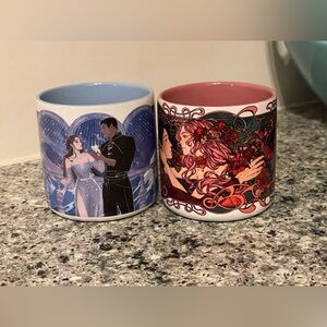 Fairyloot Mug Set of 2 Starfall Crimson Moth ACOTAR 2024